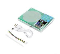 Generador de señal de función ajustable, salida sinusoidal de 0.01 Hz a 200 kHz y 13 ondas para investigación de ondas Schumann, alimentado por USB-C con pantalla TFT a color de 1.8 pulgadas (modelo
