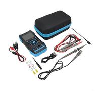 Generador de señal de osciloscopio 3 en 1, 50 MHz, ancho de banda, 250 MS/s, frecuencia de muestreo real RMS 4.5 dígitos DMM con pantalla HD 2.8 para Electro(2C53T)