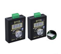 Generador de señal digital 4-20ma 0-10v voltaje más calibrador de corriente simulador de control de proceso con salida personalizable para pruebas eléctricas para pruebas industriales (con batería)