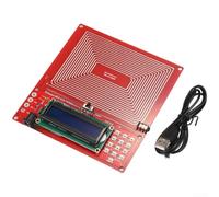 Generador de señal portátil de 0,01 Hz a 99999 Hz para dispositivo de resonancia de onda schumann onda cuadrada sinusoidal pura para alivio del estrés, pruebas electrónicas, unidad roja (sin carcasa)