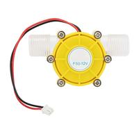 Generador de Turbina de Agua 12V DC, Micro Hidráulico para Energía Renovable, Bomba de Flujo de Agua con Alta Eficiencia, Ideal para Sistemas Off-Grid - Amarillo