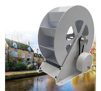 Generador de turbina de agua, utiliza engranaje de transmisión por correa silencioso, con placa triangular fija, minigenerador de turbina hidroeléctrica (50w)