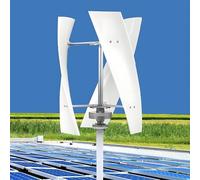 Generador de turbina eólica 10000W/12000W DC 12V/24V/48V/220V con 3 cuchillas y controlador híbrido para suplementación de energía