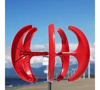 Generador de Turbina Eólica, 13000W, Motor y Controlador de Viento Vertical para Barco de Jardín, Potencia de Molino de Viento de 5 Aspas, para Farola Híbrida Solar Eólica de Barco Marino,12V