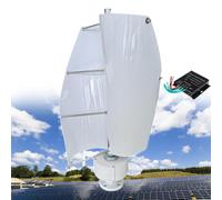 Generador de turbina eólica de 12000 W, CC 12 V, 24 V, 48 V, generador de eje vertical con controlador, alternador de rotor de imán permanente para barco, cenador, cabina, casa móvil, E-12V