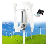 Generador de turbina eólica de 12000 W, levitación magnética de CA trifásica, kit vertical de 12 V/24 V/48 V con 3 cuchillas, arranque de baja velocidad del viento, ideal para el hogar, barco, RV