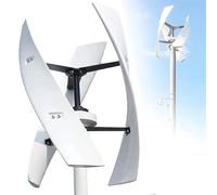 Generador de turbina eólica de eje vertical de 10 000 W/12 000 W, 12 V/24 V/48 V/220 V, kit de energía eólica para exteriores para complementar eficientemente las energías renovables 10000W-24V