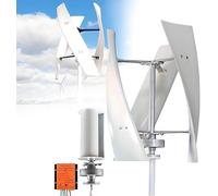 Generador de turbina eólica de eje vertical de 300 W y 12/24 V. Conjunto completo de generador de turbina eólica vertical.,24V-300W