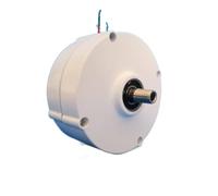 Generador de turbina eólica, Generators 100W 200W 300W Low Speed 12V 24V 3 Phase Gearless Permanent Magnet AC Alternators For Wind Water Turbine For Home Use Para autocaravanas y hogar(With Base,12V_2