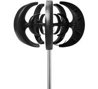 Generador de turbina eólica, Modelo de turbina eólica de Eje Vertical DIY - Generador de energía eólica de 12 V con imán Permanente trifásico y función de luz Nocturna, proyect