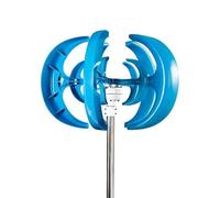 Generador de turbina eólica, Turbina eólica de 1500 W, farola híbrida con motor vertical de 12 V y 24 V, arranque rápido, for uso doméstico o agrícola, con controlador MPPT Para autocaravanas y hogar(