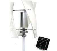 Generador de turbina eólica vertical, 3000 W-12000 W, 12 V/24 V/48 V 220 V, Maglev helicoidal de 3 cuchillas con controlador MPPT, para uso doméstico agrícola