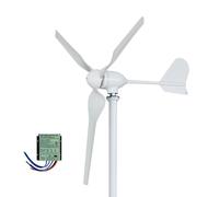 Generador de turbina eólica, Wind Turbine Generator 2000w 48V 24V 12V Mill Generat Kit Free Energy Altern With Mppt Controller For Home Use para marina, RV, hogar(With MPPT controller,12V)