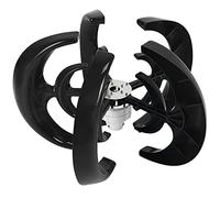 Generador de turbinas eólicas, 1200 W, 5 hojas, motor de turbina eólica con regulador de carga, kit de generador de turbina eólica para barco, monitorización de jardín marino, negro (12 V)