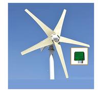 Generador de turbinas eólicas Wind Turbine Generator Windwill 60 0W 800W 12V 24V Con 3 cuchillas 5 cuchillas Mppt pwm Controlador for Homeuse con alta eficiencia(Red,24V_800W 5 BLADES)