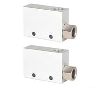 Generador de vacío de aleación de aluminio, generador de vacío, extractor de aire, presión neumática CV-10-25 con conexión de rosca, resistente al desgaste (CV-10HS)