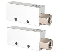 Generador de vacío de aleación de aluminio, generador de vacío, extractor de aire, presión neumática CV-10-25 con conexión de rosca, resistente al desgaste (CV-25HS)