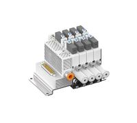 Generador de vacío integrado con suministro de gas centralizado y boquilla silenciadora externa de 1,2 mm de diámetro.(VKZ12-48W-C-SA-B-F2)