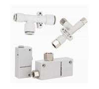 Generador de vacío ZH05DL-06-06-06 ZH07DL-06-06-06 ZH10DL-06-06-08-48 kPa Tipo de puerto de cuerpo Conexión de un toque(ZH10DL-01-01-01)