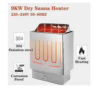 Generador de vapor para sauna, Calentador de Sauna de 3KW/4,5 W/6KW/9KW, nerador de for Sauna, uso doméstico, horno de calefacción, equipo seco for habitación, 380V(4.5kw)