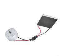 Generador de ventilador de CC 3-5 V, motor de estufa alimentado por calor para 4 cuchillas, parte de ventilador de chimenea de alta temperatura de 200 °C para calefacción del hogar (500 películas