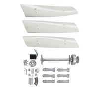 Generador de Viento 3 Generador de Viento Generador de Turbina de Viento Vertical, Generador de Turbina de Viento Kit de 100 W Generador de Viento Vertical Hoja Generador de