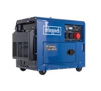 Generador diésel 5700W trifásico arranque eléc Scheppach sg5200d