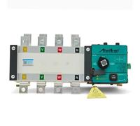 Generador diésel ATS de 250 A y 300 A, 4 polos, doble potencia, interruptor de transferencia automático, CA 220 V, placa de control monofásica y trifásica(250 4P)