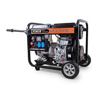 Generador diesel de 5 kW | Diesel de 1 fase 230 V | Transportable con asa | Emergencia 5000 W Tanque 11,5 l