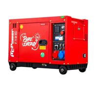 Generador diésel ITCPower 8000d-t Red Edition 7,9 kVA Full Power silencioso
