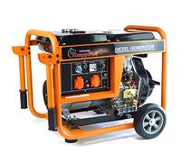 Generador diésel KnappWulf KW5500 con arranque eléctrico, generador de emergencia de 5000 W, incluye batería y protección contra bajo nivel de aceite.