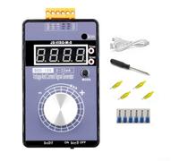Generador digital de señal de voltaje y corriente de mano con salida de ± 10 V y 0-22 mA, pantalla de 4 dígitos, USB/DC/alimentación de batería, para PLC y calibración industrial