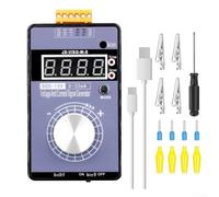 Generador digital de señal de voltaje y corriente de mano, transmisor de 0-4-20 mA con salida de ± 10 V, compatible con 4 cables, USB/CC/batería para la industria (batería integrada)