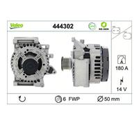 Generador Dinamo 14 V 180 A Ø 50 mm VALEO Para u.a. Mercedes E-Klasse