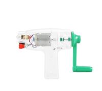 Generador Eléctrico de Manivela para Enseñanza de Física - Fuente de Energía Mecánica con Estructura Visible