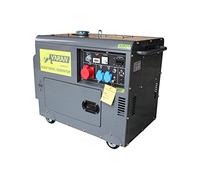 Generador eléctrico diésel insonorizado grupo electrógeno 5.5kVA, 400V, 230V