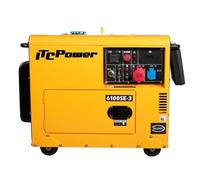 Generador eléctrico diésel Itcpower NT-6100SE-3 trifásico con ATS y AVR