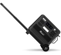 Generador eléctrico FOSSiBOT F2400 con carro plegable, estación de energía portátil de 2048 Wh, batería LiFePO4, 3 salidas CA 230V 2400W (4800W pico) y carga rápida, para camping y viajes nuevo