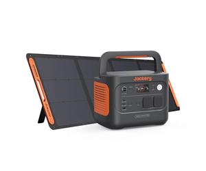Generador Eléctrico Portátil Jackery Explorer 1000 v2 con 200W Panel Solar, 1070Wh Batería LFP, 1500W AC/100W USB-C Salida, Carga Completa Rápida 1H vía APP para Exteriores, Autocaravanas, Emergencias