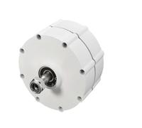 Generador Eólico, Nerador De Imán Permanente Sin Engranajes, Eléctrico 5kW For Molino Viento, Dinamo, Turbina Agua, 5000W, 12V, 24V, 48V, For Uso Doméstico(No Base,SINGLE_12V_5KW)