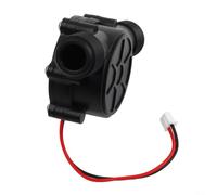 Generador hidroeléctrico compacto G1/5.1 cm 12V DC turbina de agua de bajo ruido ≤55dB Larga vida ≥3000h Negro (salida de 12V CC)