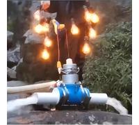 Generador hidroeléctrico de turbina de 1000 W, generador hidroeléctrico de 220 V, caudal de Agua de 2 l/s (0,5 GAL/s), se Puede Utilizar para Suministro de energía Temporal en áreas remotas