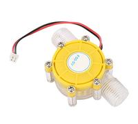 Generador Hidroeléctrico Micro Hidroeléctrico F50, Generador de Turbina Pumb Fácil de Instalar Generador de Agua CC Portátil para el Hogar Industrial (F50 5V amarillo transparente)