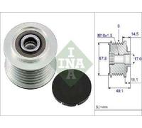 Generador INA De Libre Carga 535 0052 10 Para VW Volvo