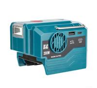 Generador inversor de potencia de 200 W para batería BL1830, adaptador DCB203, salida de 120 V/220 V, conversión de baja pérdida, diseño compacto para teléfonos, portátiles, hogar (BS-120V)