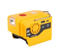 Generador inversor de potencia robusto de 200 W compatible con baterías Bosch de 18 V, ideal para eventos al aire libre (DW-120 V)
