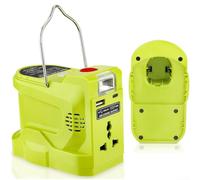 Generador inversor ligero de 200 W para herramientas inalámbricas de 20 V que proporciona un suministro fiable de 110 V 2 para 20 V CA (220 V)