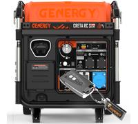 Generador inverter gasolina genergy creta rc - 7500w de potencia máxima - insonorizado - con arranque eléctrico y control remoto
