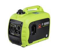 Generador inverter pramac p3000i - 2,5 kw - arranque manual - 230v - 61 db - ultra silencioso, camping y hogar,conexión en paralelo, duplica su potencia