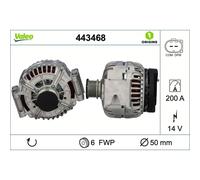 Generador Lichtmaschine 14 V 200 A Ø 50 mm VALEO para u.a. MERCEDES-BENZ VITO